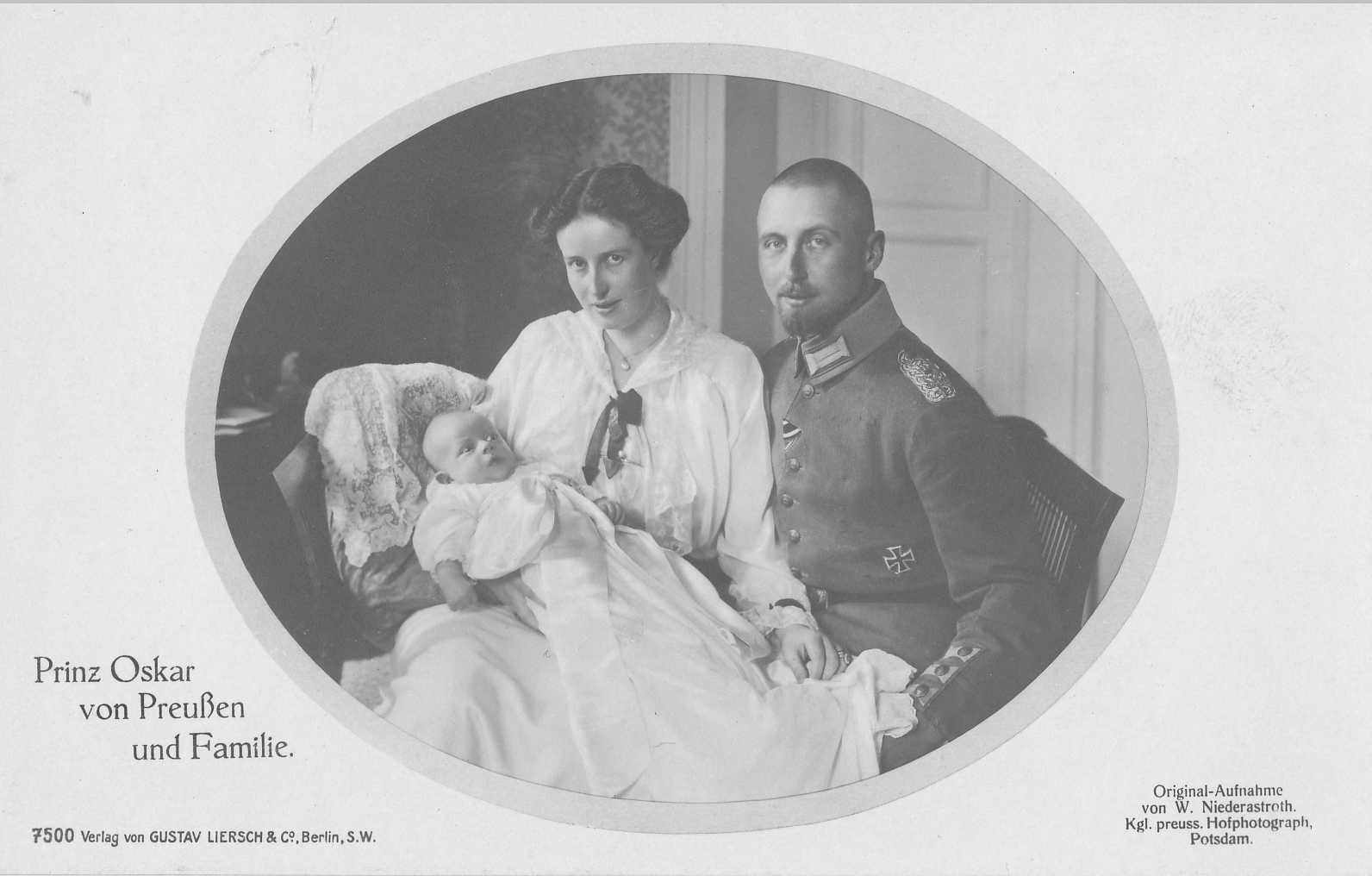 Oskar Prinz von Preußen, mit Ehefrau Ina Marie, geb. Gräfin von Bassewitz