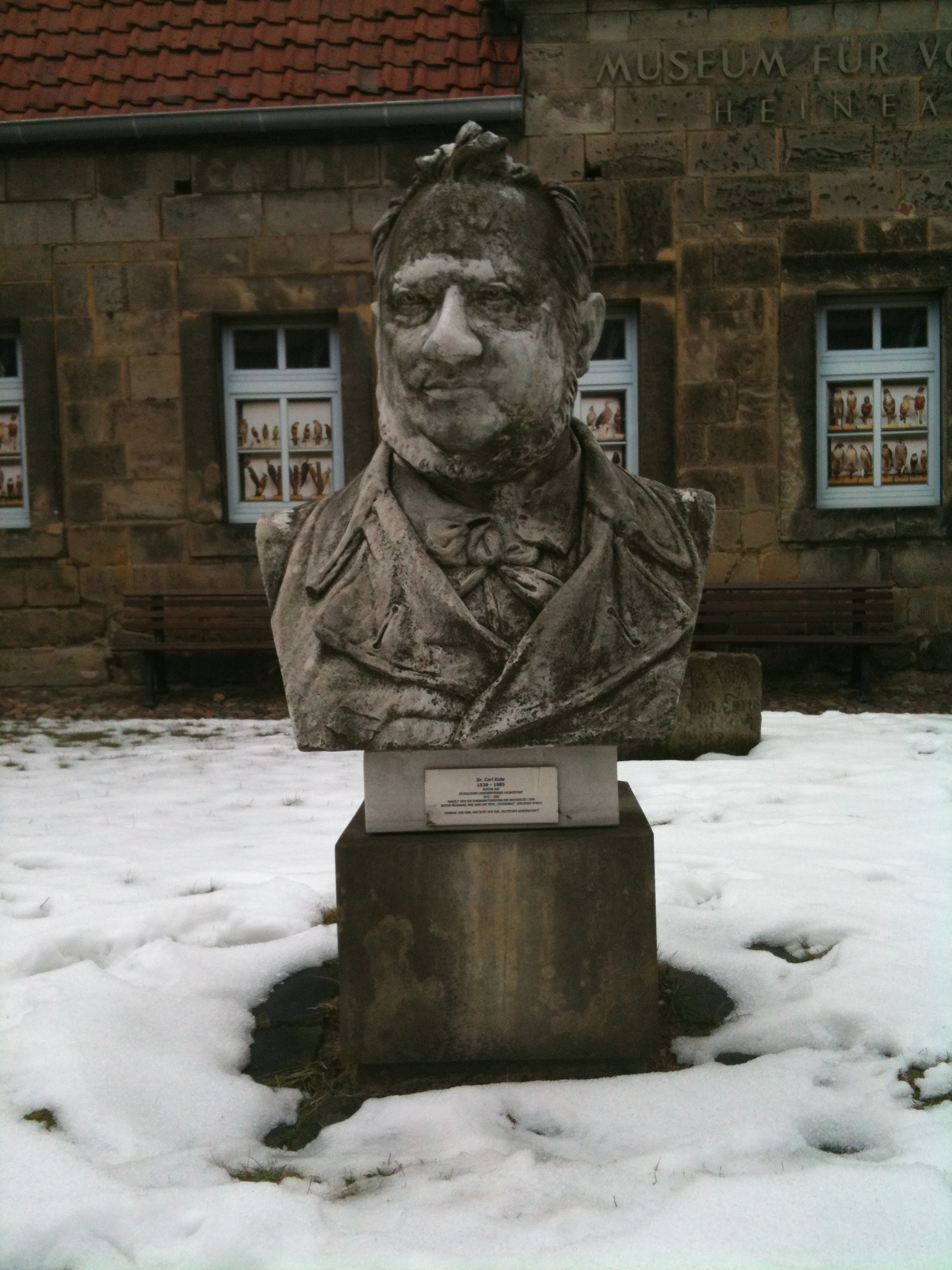 Dr. Carl Kehr, Denkmal in Halberstadt