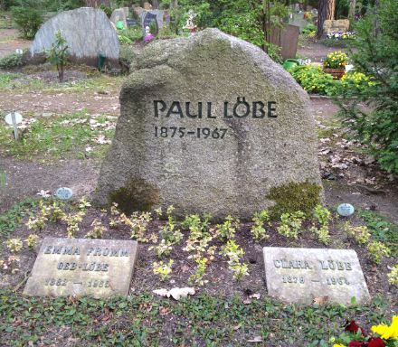 Grabstein Paul Löbe, Waldfriedhof Zehlendorf, Berlin