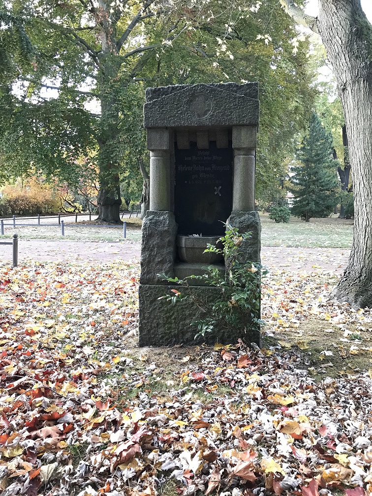 Grabstein Helene John von Freyend, geb. Bleske, Alter Friedhof Potsdam, Brandenburg