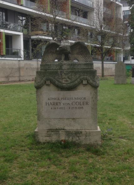 Grabstein Harry von Coler, Invalidenfriedhof Berlin