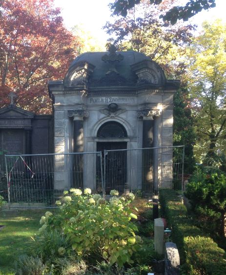 Mausoleum Heinrich Zimmermann, Friedhof Schmargendorf, Berlin, Deutschland