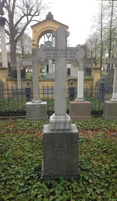 Grabstein Sophie von Rauch, Invalidenfriedhof Berlin, Deutschland