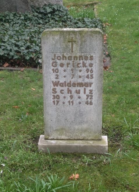 Grabstein Johannes Gericke, Invalidenfriedhof Berlin, Deutschland