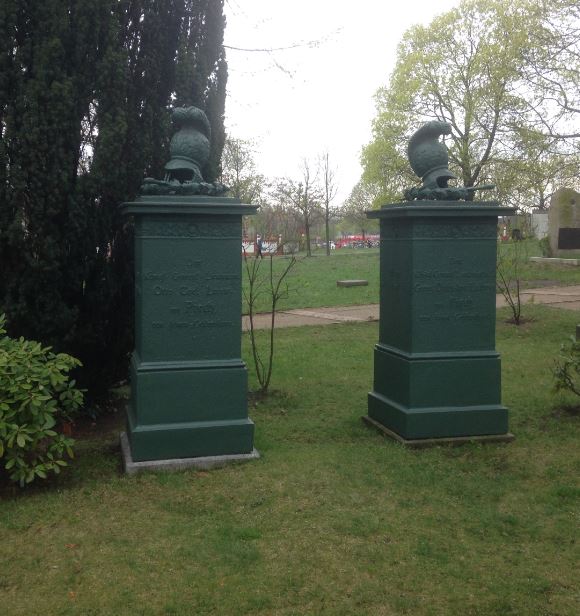 Grabstein Otto von Pirch, Invalidenfriedhof Berlin, Deutschland