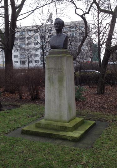 Richard Wagner Denkmal in Leipzig, Sachsen