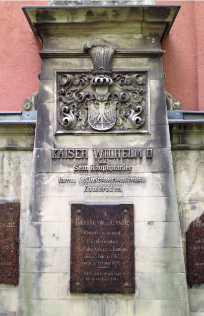 Grabstein Cölestin von Zitzewitz, Alter St. Matthäus Kirchhof, Berlin-Schöneberg