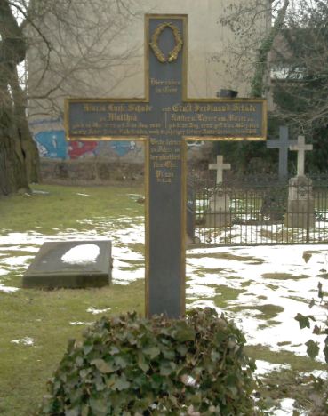 Grabstein Ernst Ferdinand Schäde, Kirchhof Zehlendorf, Berliner Str./Clayallee, Berlin-Zehlendorf