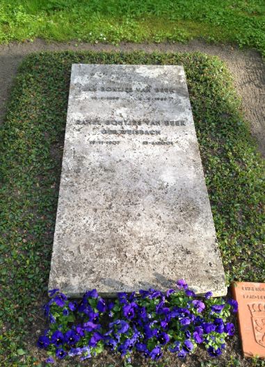 Grabstein Jan Bontjes van Beek, Waldfriedhof Zehlendorf, Berlin