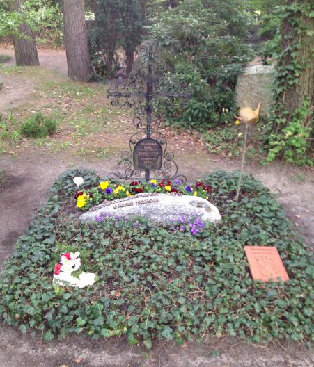 Grabstein Katharina Christiansen-Leber, geb. Leber, Waldfriedhof Zehlendorf, Berlin
