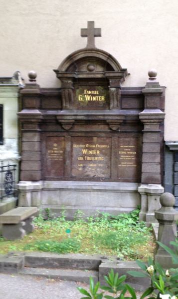 Grabstein Georg Winter, Alter St. Matthäus Kirchhof, Berlin-Schöneberg