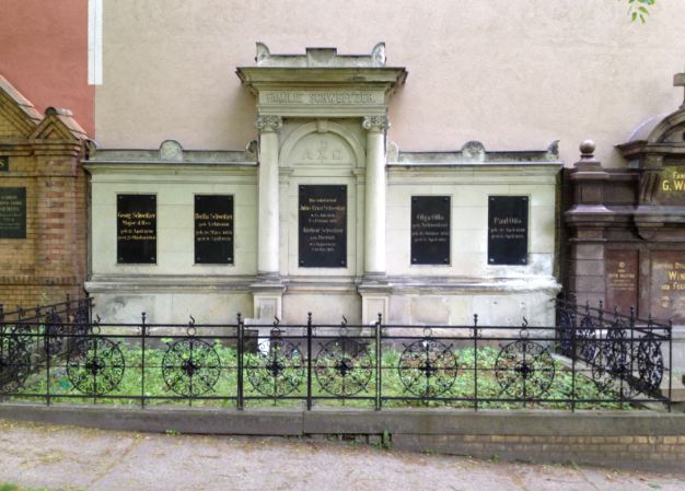 Grabstein Julius Ernst Schweitzer, Alter St. Matthäus Kirchhof, Berlin-Schöneberg