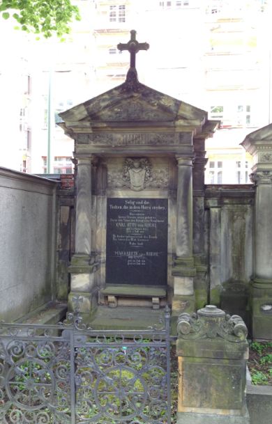 Grabstein Carl Otto von Roehl, Alter St. Matthäus Kirchhof, Berlin-Schöneberg