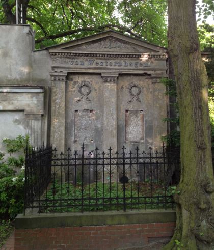 Grabstein Lothar von Westernhagen, Alter St. Matthäus Kirchhof, Berlin-Schöneberg