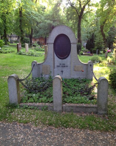 Grabstein Hedwig Simon, geb. Letzel, Alter St. Matthäus Kirchhof, Berlin-Schöneberg