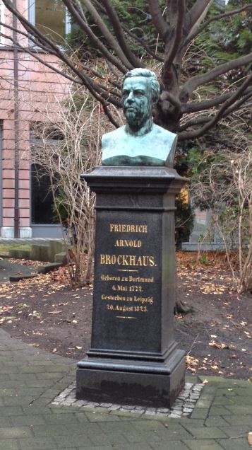 Büste Friedrich Arnold Brockhaus in Leipzig