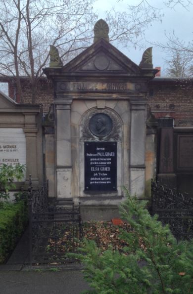 Grabstein Elsa Graeb, geb. Techow, Alter Friedhof der Zwölf-Apostel-Gemeinde, Berlin-Schöneberg