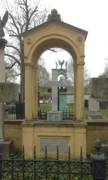 Grabstein Friedrich von Rauch, Invalidenfriedhof Berlin, Deutschland