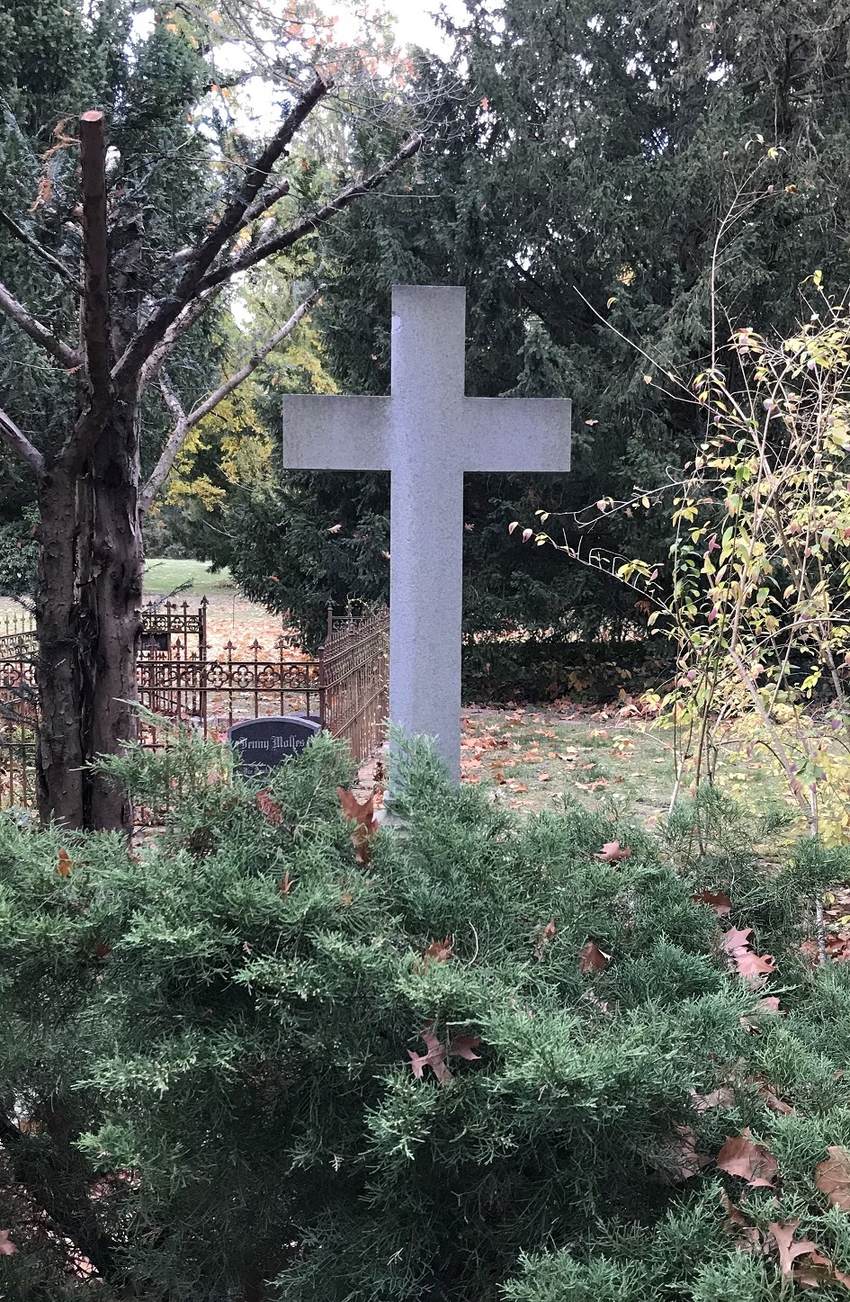 Grabstein Erhard Schmidt, Alter Friedhof Potsdam, Brandenburg