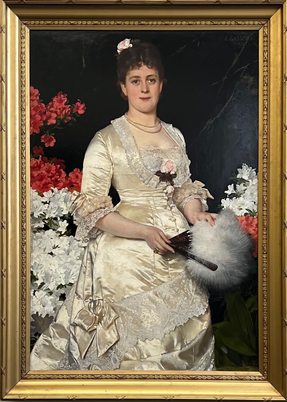 Hedwig Woworsky, geb. Heckmann, Portrait von Karl Gussow, 1878