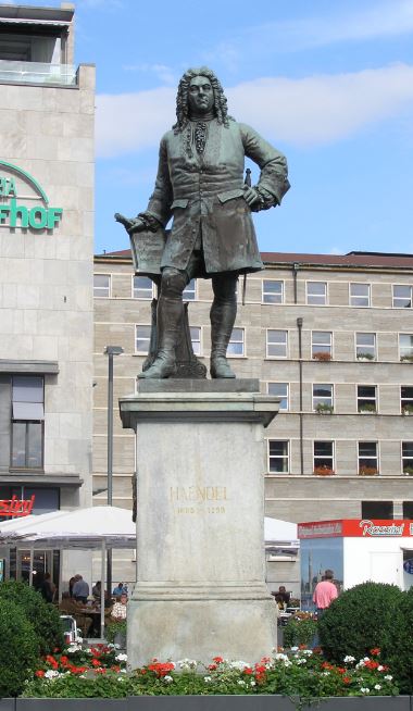 Georg Friedrich Händel Denkmal in Halle an der Saale