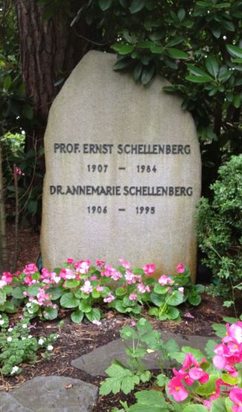Grabstein Annemarie Schellenberg, Waldfriedhof Dahlem, Berlin