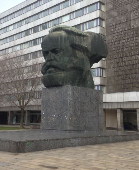 Karl Marx Monument in Chemnitz, Sachsen